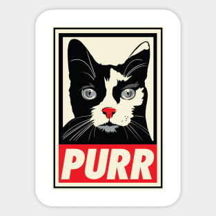 Purr Sticker